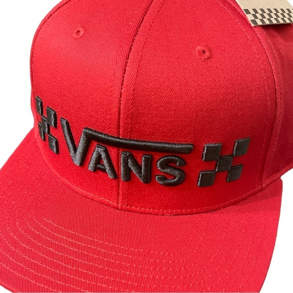 VANS Men’s DROP CHECK SB Chili Pepper Hat 🆕 - Picture 4 of 6